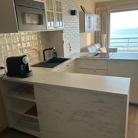 Met Zeezicht En Zwembad En Parking